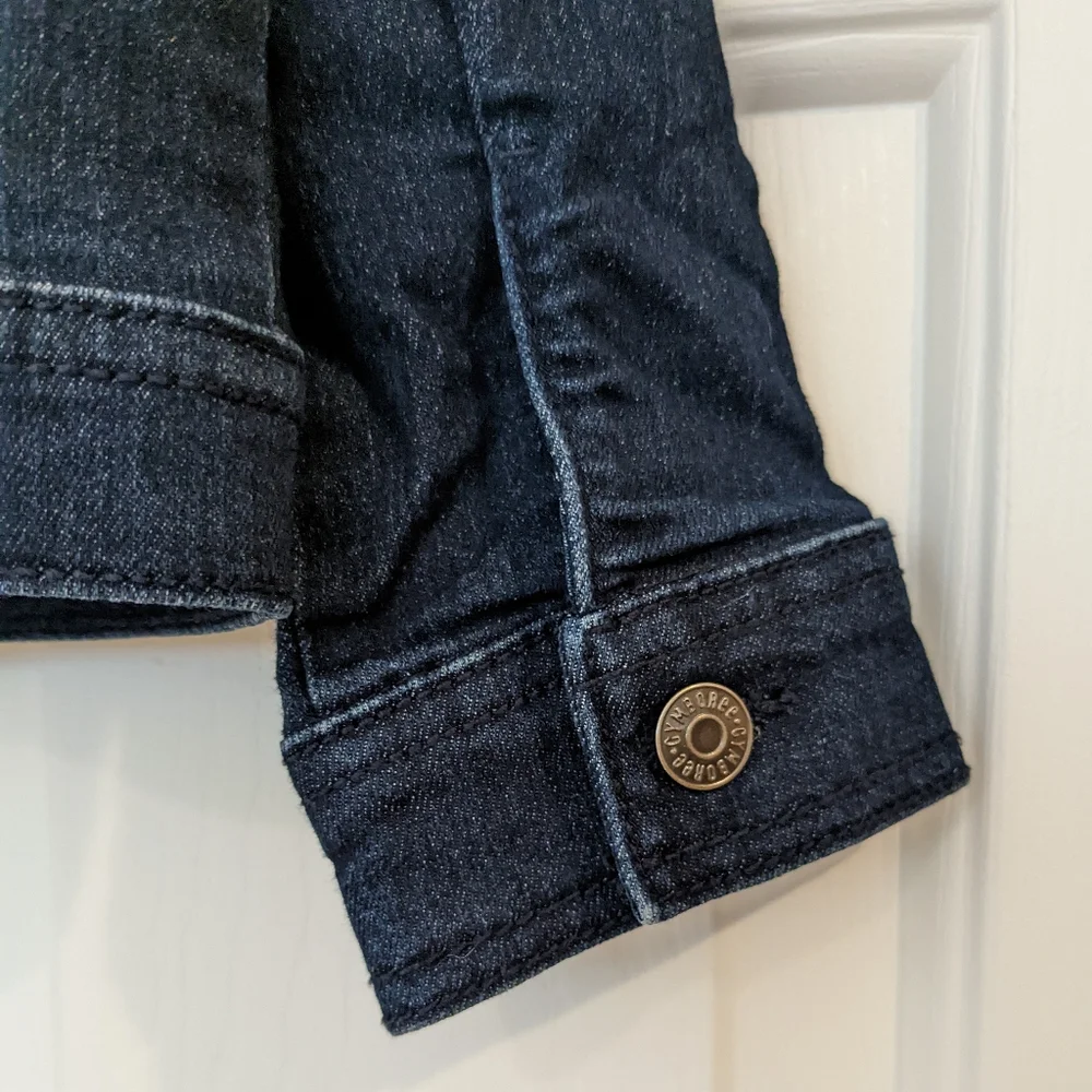 Gymboree denim jean jacket girls size small 5/6